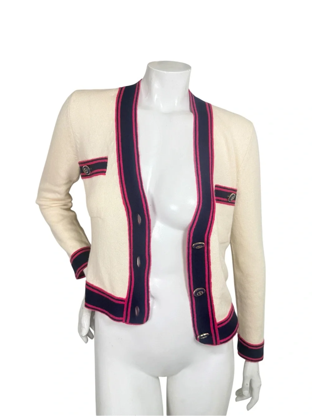 Chanel 20C Resort 2020 Cashmere CC Cardigan FR 34